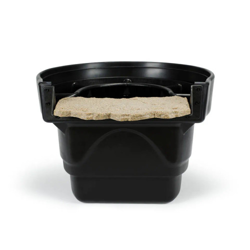 Front view of Signature Series 2500 BioFalls Filter, showcasing the durable filter body with a wide intake area designed to provide superior mechanical and biological filtration for pond systems, ensuring clear water and healthy aquatic life. Front view of Signature Series 2500 BioFalls Filter, showcasing the durable filter body with a wide intake area designed to provide superior mechanical and biological filtration for pond systems, ensuring clear water and healthy aquatic life.