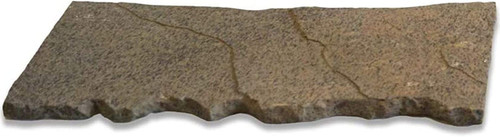 Front view of the Stone Kit stone lip for LivingPonds® FilterWeir 16, showing the textured stone overlay that fits over the weir faceplate to create a natural waterfall edge. Front view of the Stone Kit stone lip for LivingPonds® FilterWeir 16, showing the textured stone overlay that fits over the weir faceplate to create a natural waterfall edge.