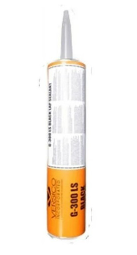 Front view of a 10 oz tube of Black Lap Caulk showing the full product label with brand name, color callout, and usage icons. Front view of a 10 oz tube of Black Lap Caulk showing the full product label with brand name, color callout, and usage icons.