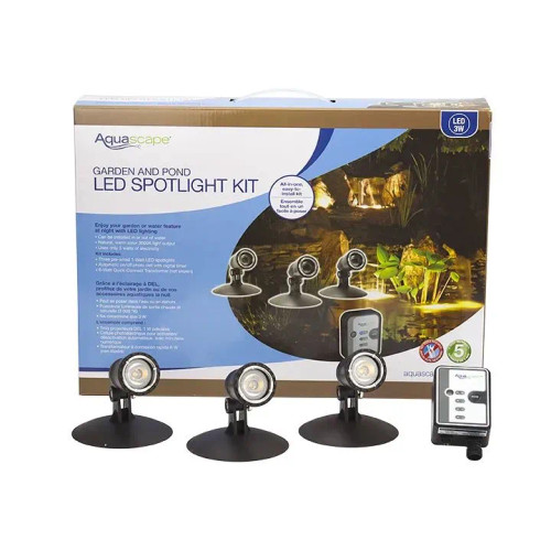 3-Light LED Spotlight Kit for pond and garden landscape lighting 3-Light LED Spotlight Kit for pond and garden landscape lighting