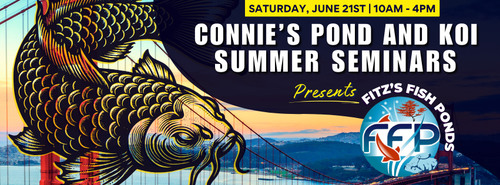 Connie's Pond and Koi Summer Seminars Connie's Pond and Koi Summer Seminars