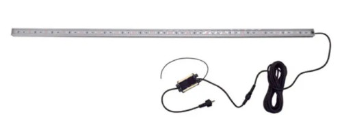 Blue LED strip light, 35" long,15' cord 12vac, 7 watts; incl 10w transformer