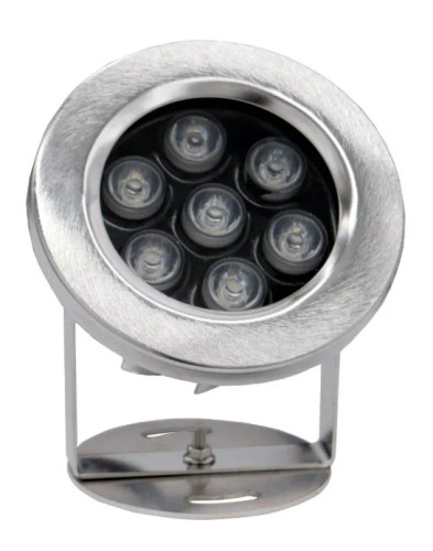 9 watt LED Submersible Stainless Steel fixture - Warm White