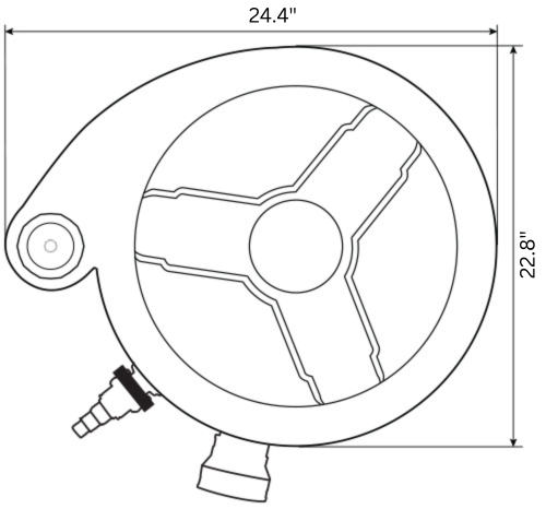 Eazy Pod Complete Top Dimensions