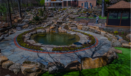 Custom Landscape And Pond Design