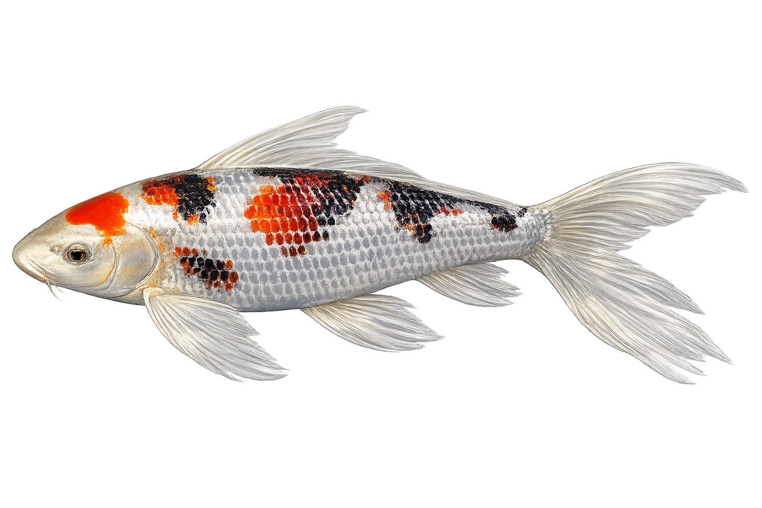 Shop Yamato Nishiki koi fish online from Fitz’s Fish Ponds