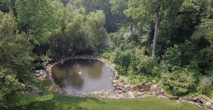 Fitz&rsquo;s Fish Ponds transformed this blank mountainside in Pennsylvania