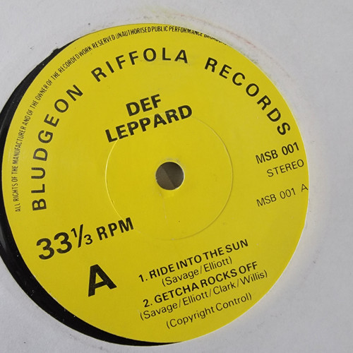  Def Leppard - The Def Leppard EP  1979 Bludgeon Riffola – MSB 001