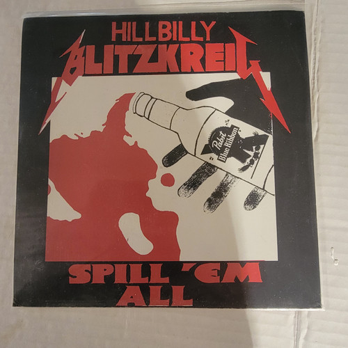 Hillbilly Blitzkrieg 7"  Welfare – Spill 'Em All / Serving Cocktails To The Rich   1996   punk  Audiovile Vintage tees shirts vinyl