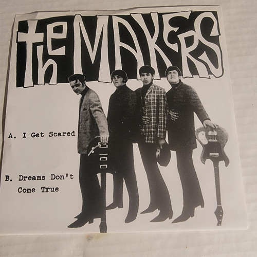 The Makers 7" I Get Scared   1994 rat city records  Audiovile vintage t shirts and vinyl