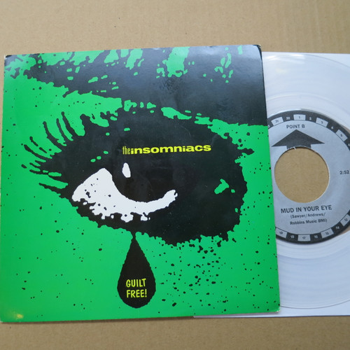 The Insomniacs 7", Single, Cle  Guilt Free   Record Label   Estrus