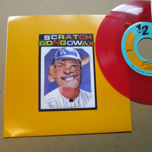 Scratch Bongowax 7", Red vinyl   Human Bean    Record Label 1 + 2 Records