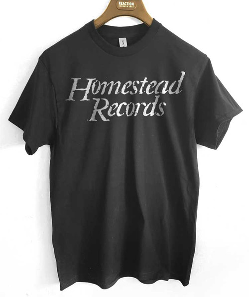 Homestead records t shirt Naked raygun, phantom tollbooth, 