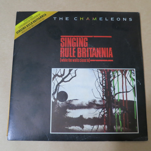 the Chameleons  7" Singing Rule Britannia 1985 statik records