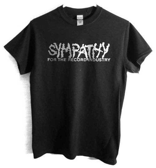 Sympathy for the Record Industry records label t shirt