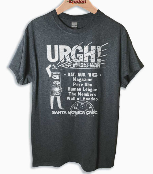 Urgh! a music war t shirt xtc pere ubu fleshtones