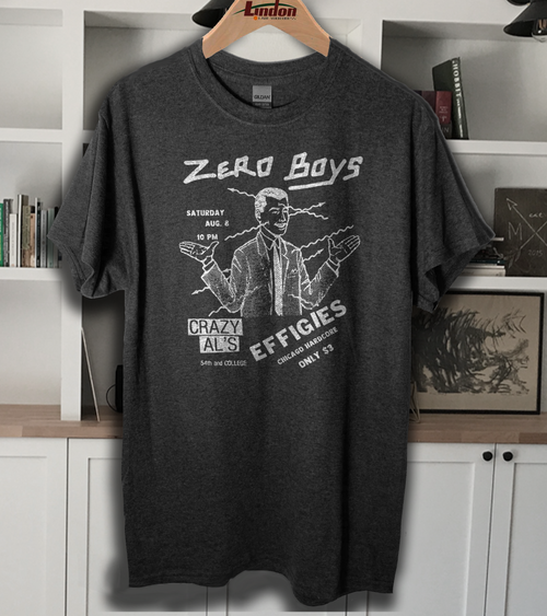 zero boys effigees chicago punk hardcore flyer t shirt