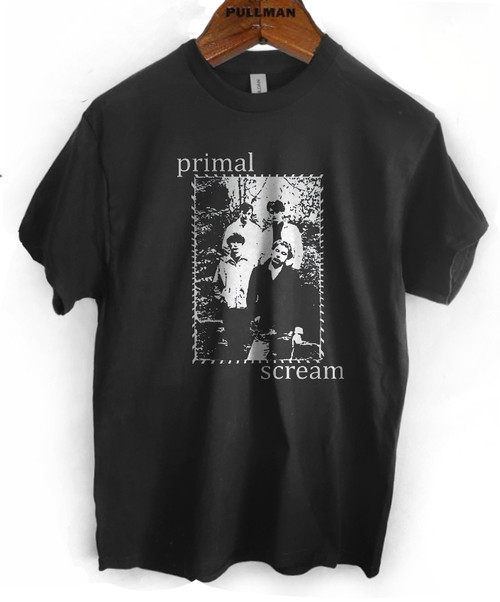 Primal Scream band t shirt Scottish Rock Jesus and Mary Chain Merch