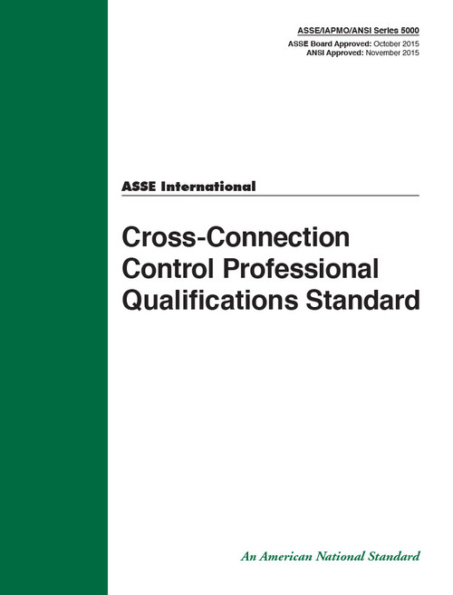 ASSE/IAPMO/ANSI Series 5000-2015