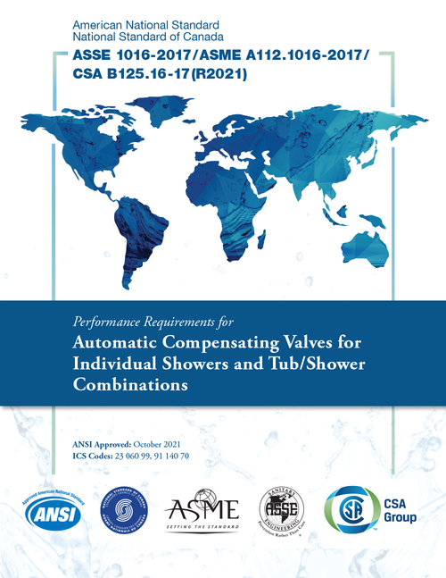 ASSE 1016-2017/ASME A112.1016-2017/CSA B125.16-17 (R2021)