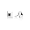 Utzon Jewellery Copenhagen – Smykker – Manchetknapper i sølv med sort onyx