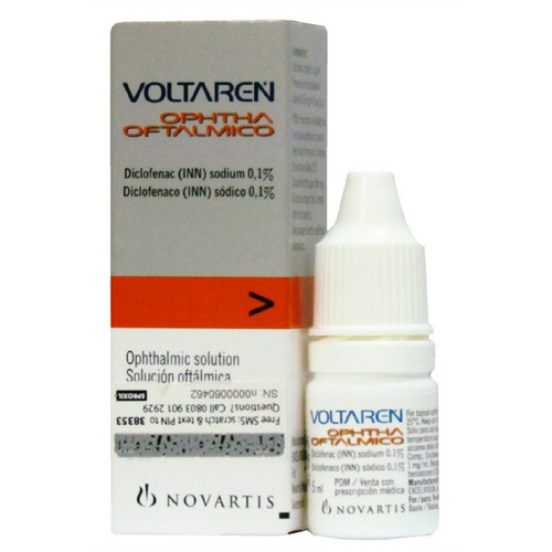 Voltaren Ophtha Solution - 0.1% (5ml)