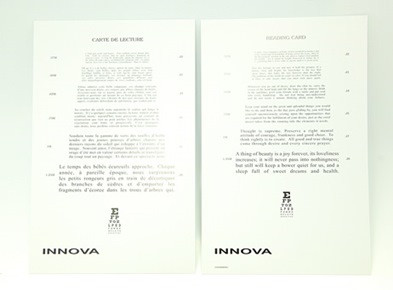 Nearpoint Reading Card