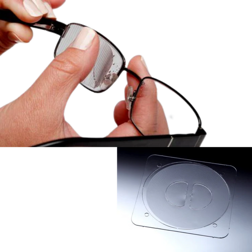 3M™ PRESS-ON™ D-25 SEG.,90-30400, +4.00 Diopter