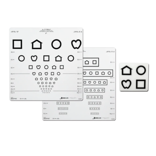 Good Lite Lea Symbols 10 Line Pediatric Distance Chart Set