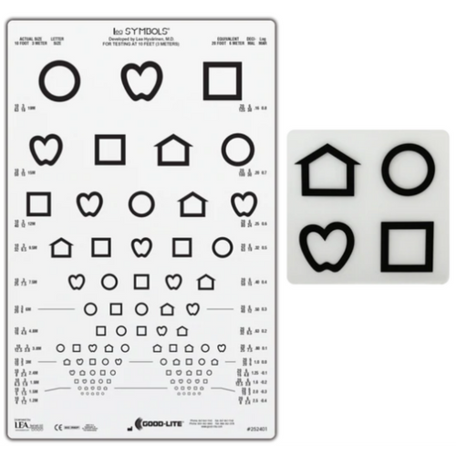 LEA SYMBOLS TRANSLUCENT DISTANCE CHART