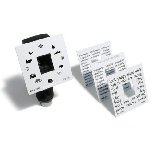 FIXATION CARD SET for WELCH ALLYN RETINOSCOPE