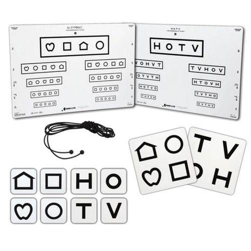 Good Lite Lea Symbols & HOTV Screening Wall Chart Set