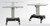 S4Optik Atlas H-Base Pedestal Table