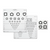 Good Lite Lea Symbols 10 Line Pediatric Distance Chart Set