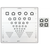 LEA SYMBOLS 15-LINE TRANSLUCENT ETDRS-STYLE DISTANCE CHARTS