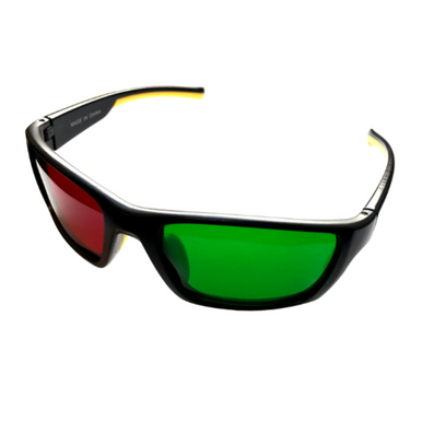 Lunettes Gulden Wraparound Rouge/Vert