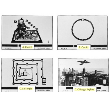 Vectogramme optique stéréo (avec une paire de visionneuses 2D standard)