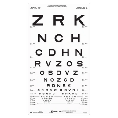 Good Lite Sloan Letter Proportionally Spaced Distance Chart