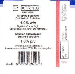 Minimes Sulfate d'Atropine