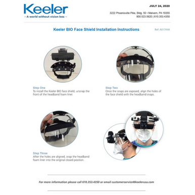 Keeler All Pupil BIO Bouclier respiratoire