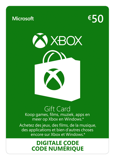 Xbox Digital Gift Card 50 Euro
