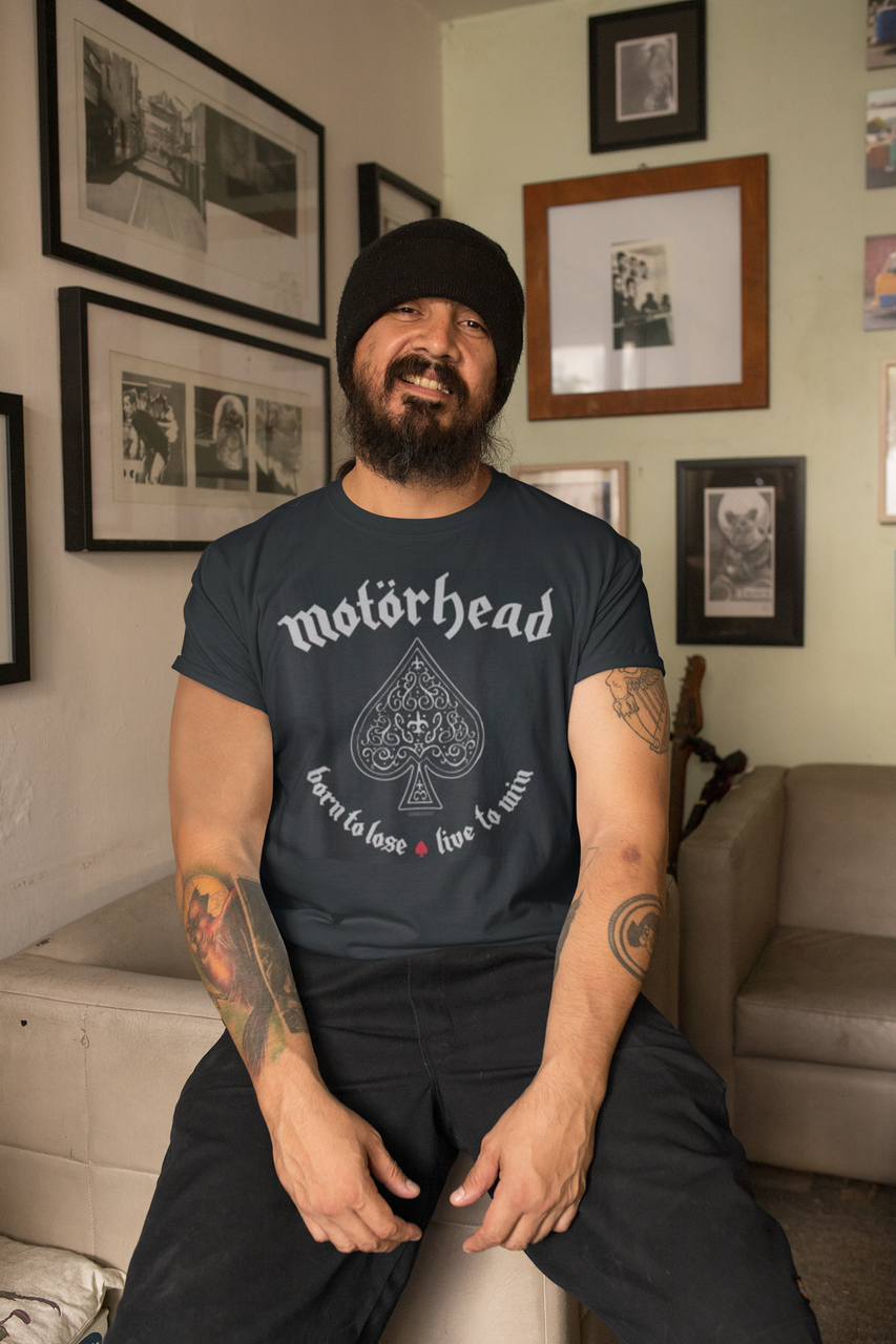 Portachiavi Ufficiale Motörhead Born To Lose – Ciondolo In Peltro Con Catena, Circa 4x4 Cm, Argento - 6
