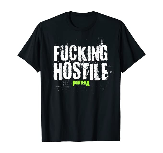Pantera Official F-ing Hostile T-Shirt