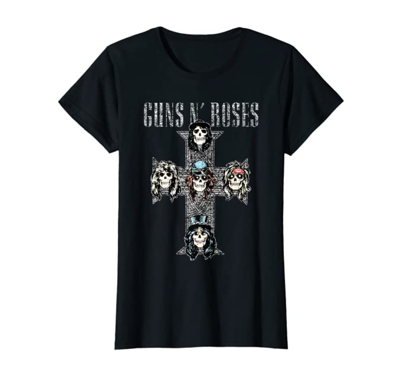 Guns N Roses Official Vintage Cross Women's T-Shirt