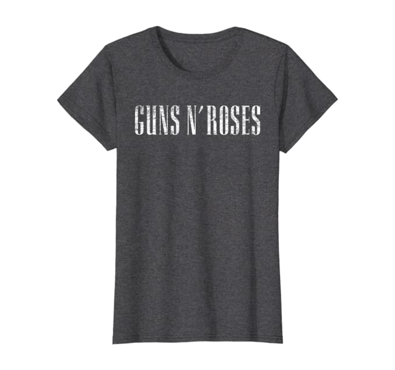 Guns N Roses Official Logo Dark Heather Women's T-shirt