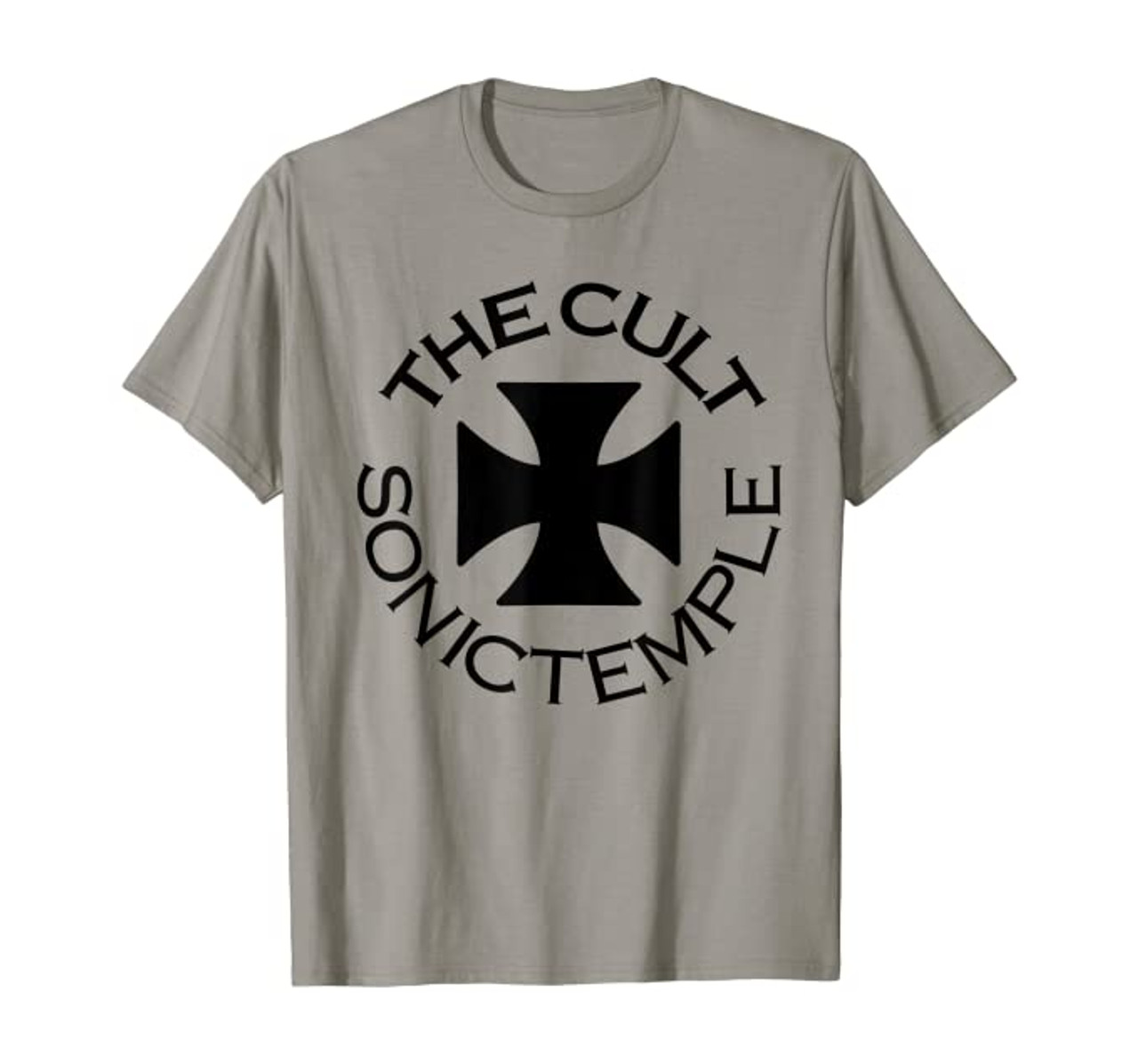 The Cult Sonic Temple Iron Cross Grey Official T-Shirt