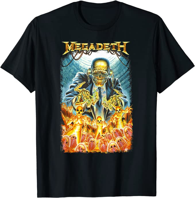 MEGADETH JAPAN THRONE VIC Tシャツ MEGADETH JAPAN THRONE VIC Tシャツ