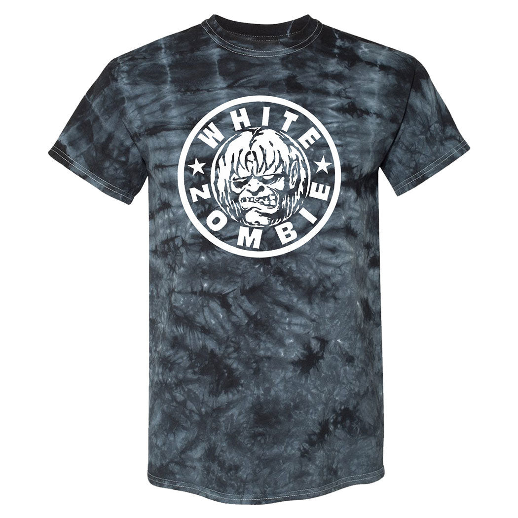 White Zombie Circle Logo Tie Dye T-Shirt White Zombie Circle Logo Tie Dye T-Shirt