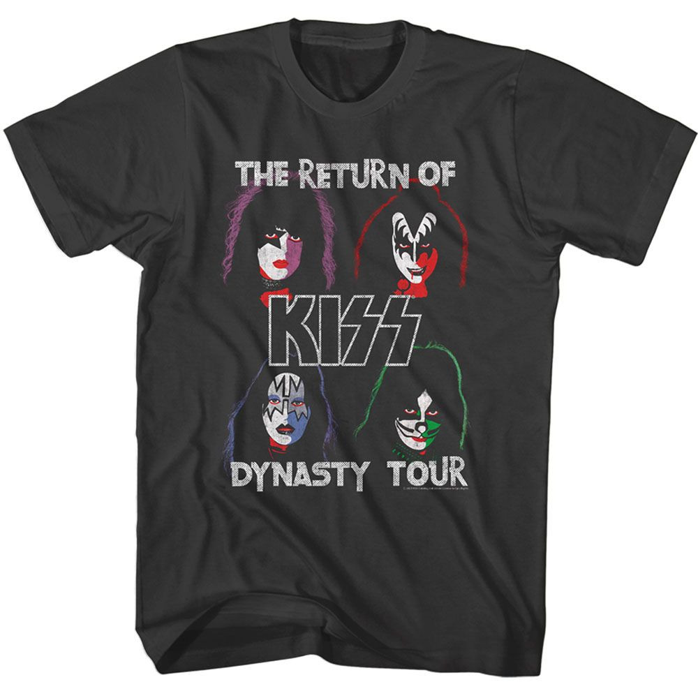 Kiss Dynasty Smoke Adult T-Shirt