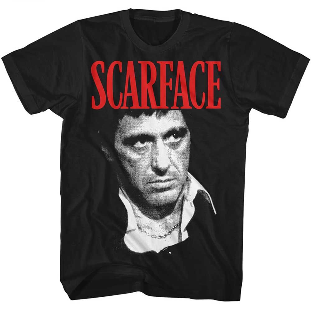 Scarface Face Black T-Shirt